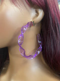 Purplish Earrings