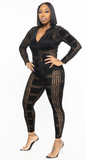 Vixen Jumpsuit Black Party