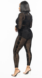 Vixen Jumpsuit Black Party