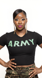 Army Crop Top