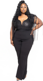 Talley Me Up Black Jumpsuit