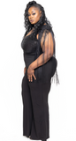 Talley Me Up Black Jumpsuit