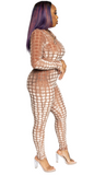 Boxy Mesh Jumpsuit