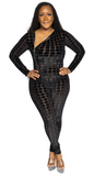 Boxy Mesh Jumpsuit