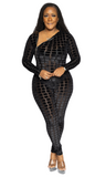 Boxy Mesh Jumpsuit