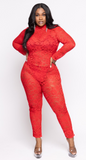 Cardinal Lace Jumpsuit