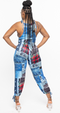 The Domino Effect Blue Jumpsuit