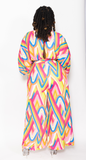 Paintbrush Kimono Sleeve Jumpsuit