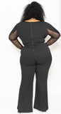 Lacie Black Bell Bottom Jumpsuit