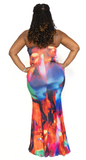 Infrared Long Multicolor Dress