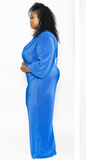 Twist and Turn Blue Jumpsuit