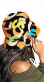 Multi Color Fur Bucket Hat