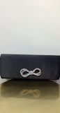 Bow Satin Clutch