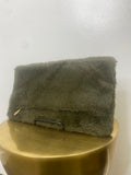 Rectangular Faux Fur Clutch