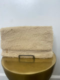 Rectangular Faux Fur Clutch